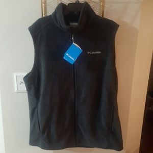 Large TALL Columbia Fleece Vest